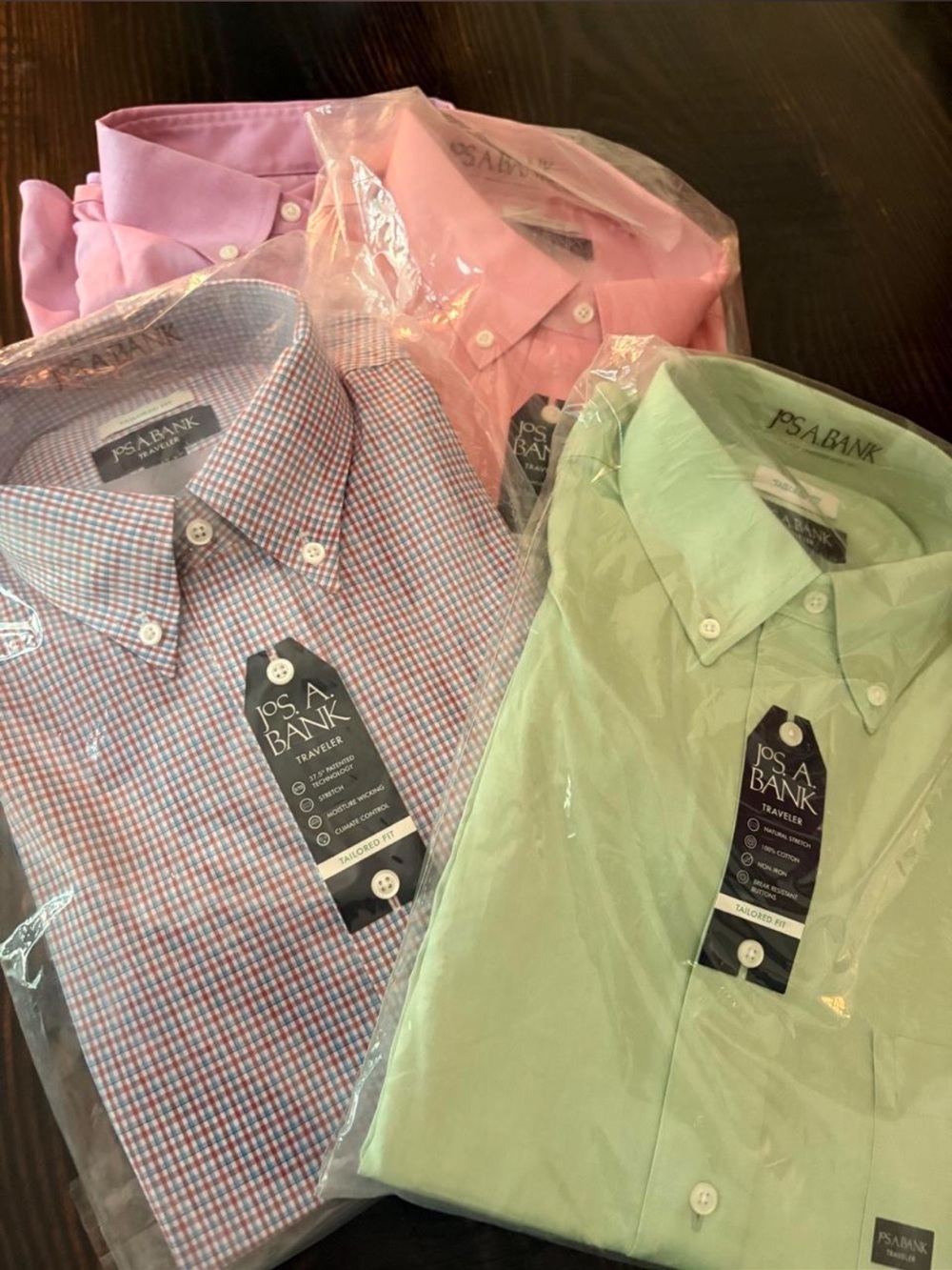 Joseph A Bank NWT Men’s Collared Shirt Button Up Bundle